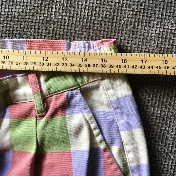 Lucy & Yak L.E. Cole Gingham Wide Leg Jeans W34/R Cotton Dopamine Dressing Indie - Picture 7 of 13